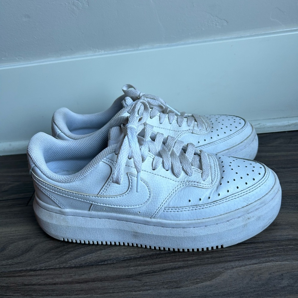 Nike Court Vision Alta Leather Trainers